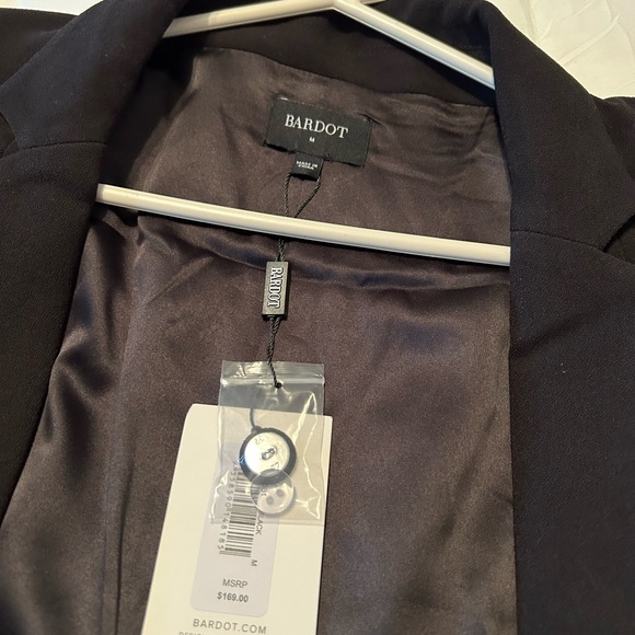 Bardot NWT Tribeca Black Blazer Dress - Medium - Picture 10 of 14